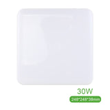 Square LED Panel Light 20W 30W Downlight AC110-265V Waterproof LED Surface Ceiling Lamp For Bathroom Kitchen Lighting