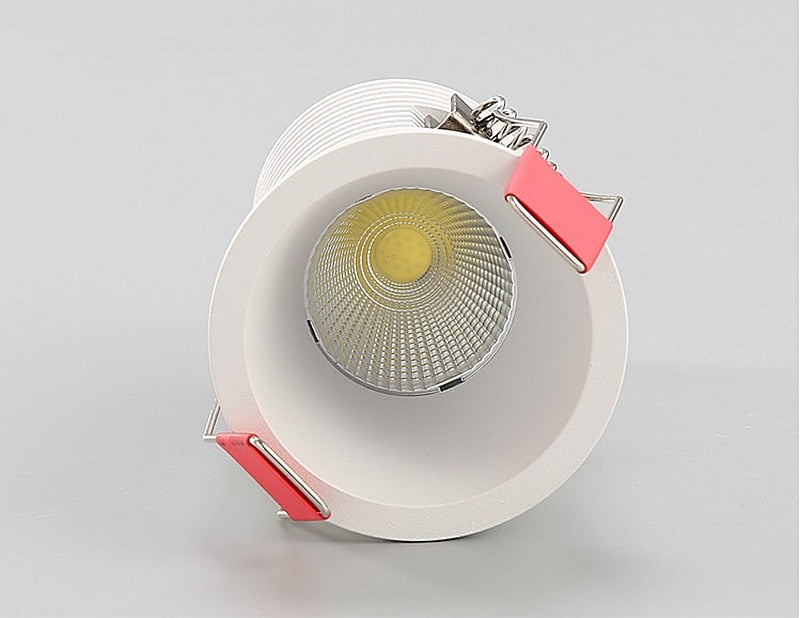 Dimmable embedded COB Downlight AC90V-260V 5W 7w 9W Recessed Led ceiling lamp Spot light Indoor lighting