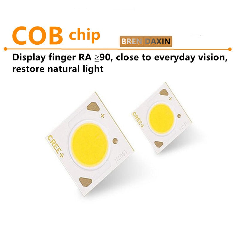 Dimmable embedded COB Downlight AC90V-260V 5W 7w 9W Recessed Led ceiling lamp Spot light Indoor lighting