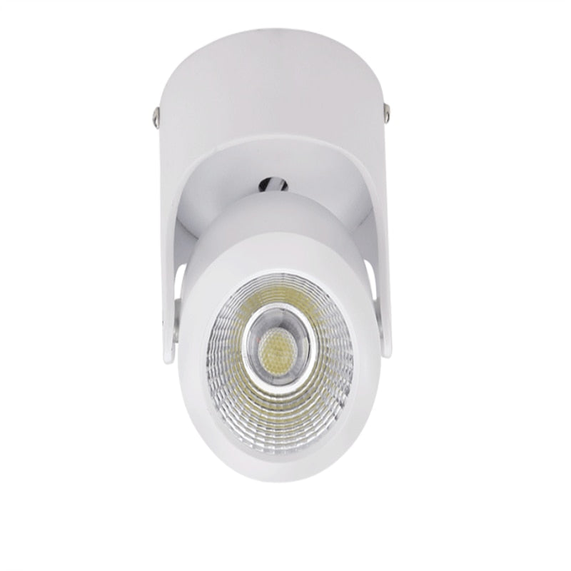 High quality dimmable Rotating LED Downlights Surface Mounted adjustment COB ac85-265V 10W 15W LED Ceiling Lamp Spot lights