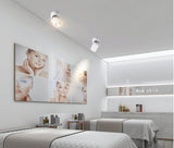 High quality dimmable Rotating LED Downlights Surface Mounted adjustment COB ac85-265V 10W 15W LED Ceiling Lamp Spot lights