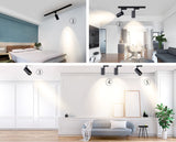 High quality dimmable Rotating LED Downlights Surface Mounted adjustment COB ac85-265V 10W 15W LED Ceiling Lamp Spot lights