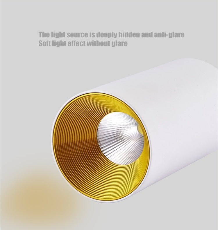 Surface mounted downlight round ceiling light living room ceiling led ceiling light aisle led downlight 7W 12W 15W spotlight