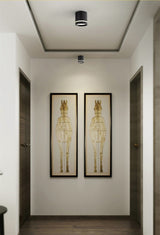 Surface mounted dimmable LED downlight 7W/10W/12W/15W COB LED ceiling spotlight AC85~265V LED Background Lamp Indoor Lighting