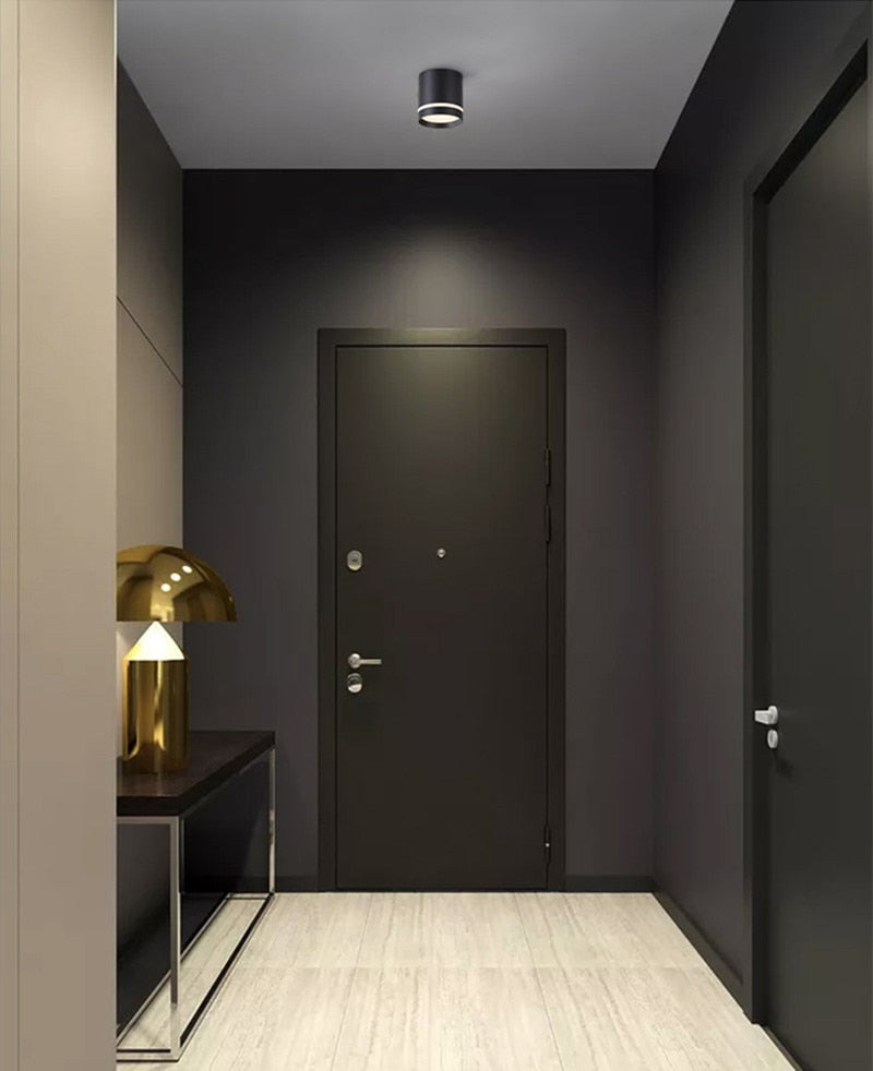 Surface mounted dimmable LED downlight 7W/10W/12W/15W COB LED ceiling spotlight AC85~265V LED Background Lamp Indoor Lighting