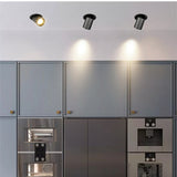 Recessed dimmable LED Spot Downlight 90° Folding 360° Rotating Indoor Ceiling Lamp 7W 10W 12W 15W Room Kitchen Lamp AC110V 220V