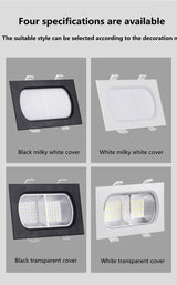 Anti-Glare Downlight LED Ceiling lamp 10W 14W Home Improvement Living Room Corridor Recessed 110-240V COB Spotlight