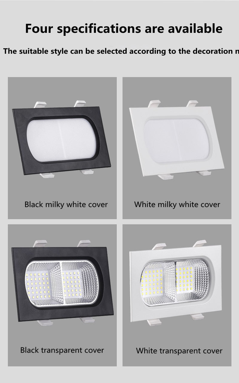 Anti-Glare Downlight LED Ceiling lamp 10W 14W Home Improvement Living Room Corridor Recessed 110-240V COB Spotlight