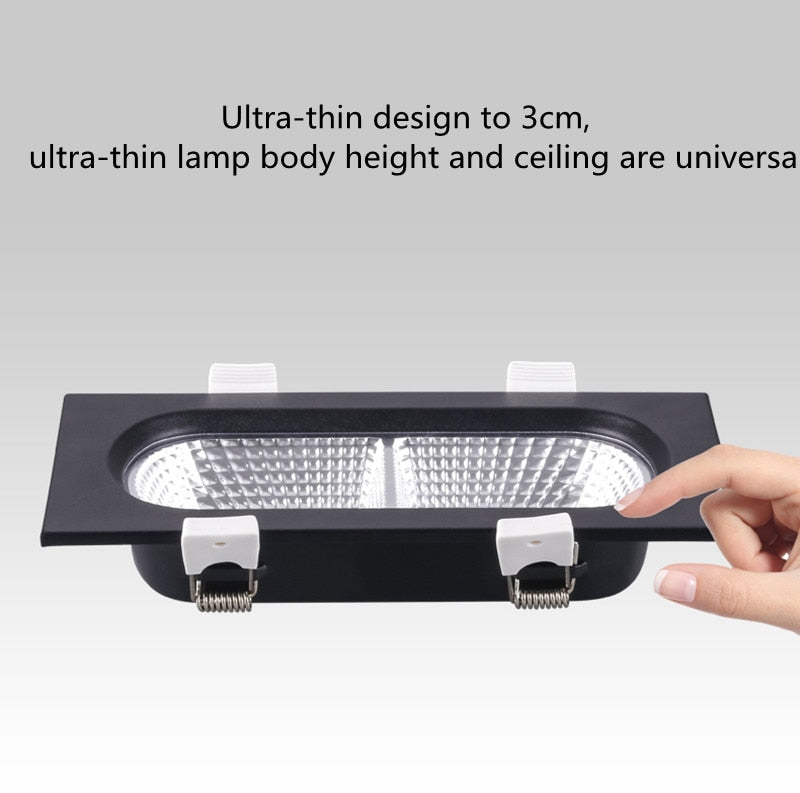 Anti-Glare Downlight LED Ceiling lamp 10W 14W Home Improvement Living Room Corridor Recessed 110-240V COB Spotlight