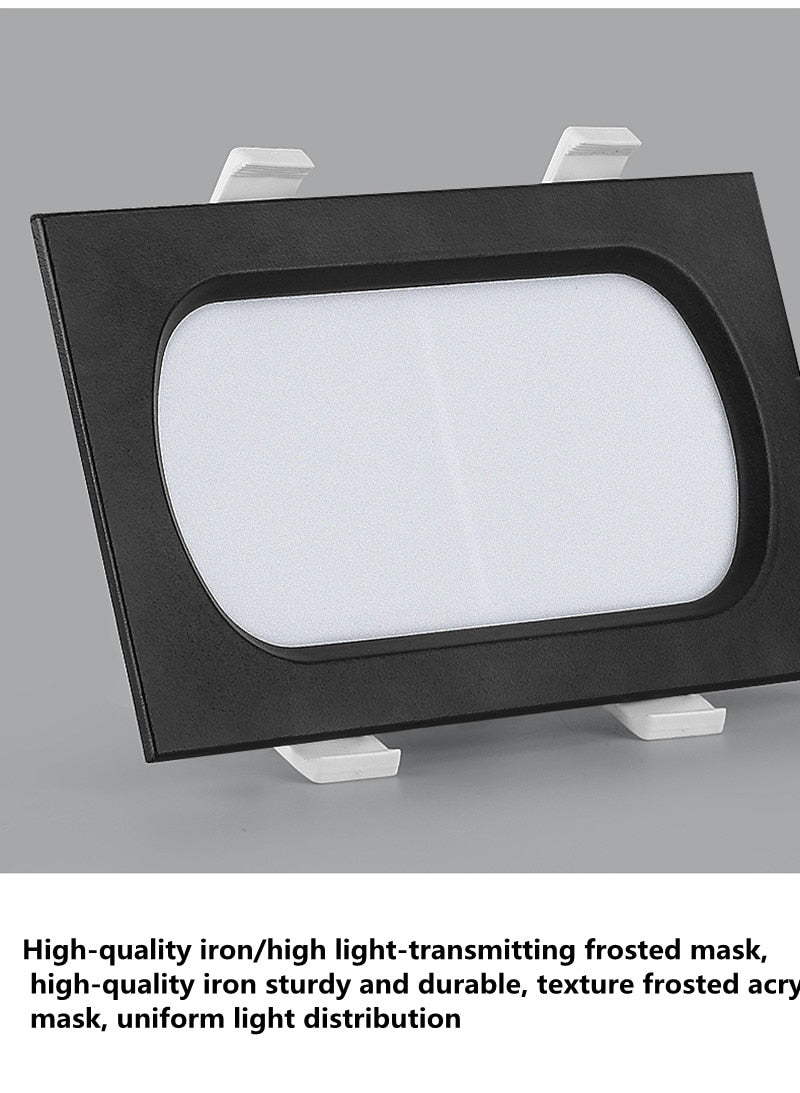 Anti-Glare Downlight LED Ceiling lamp 10W 14W Home Improvement Living Room Corridor Recessed 110-240V COB Spotlight