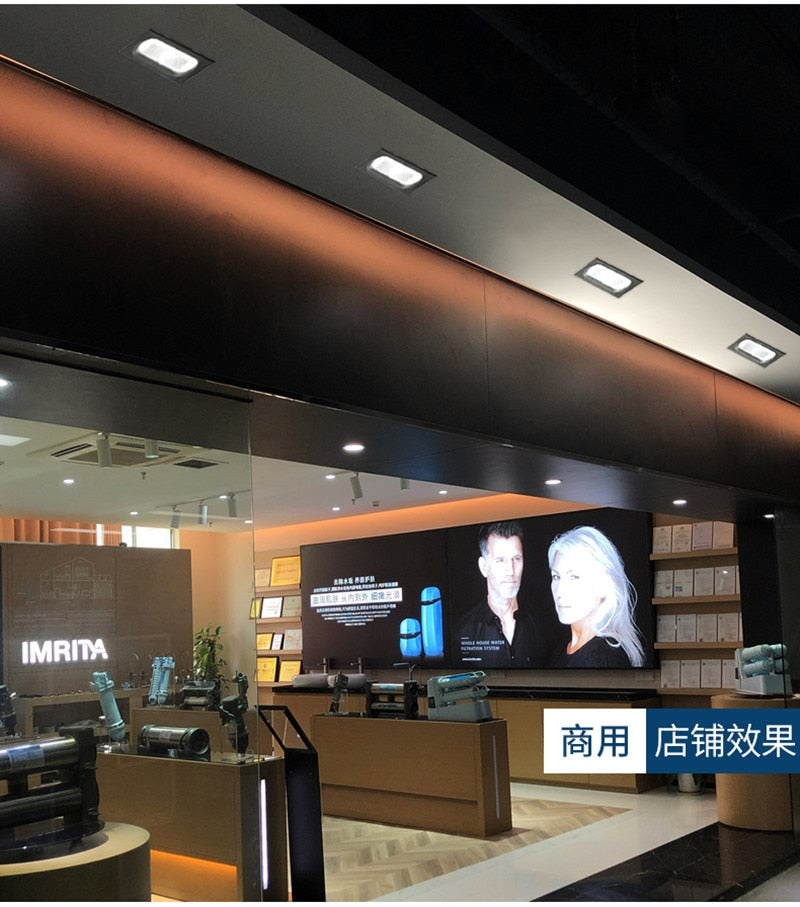 Anti-Glare Downlight LED Ceiling lamp 10W 14W Home Improvement Living Room Corridor Recessed 110-240V COB Spotlight