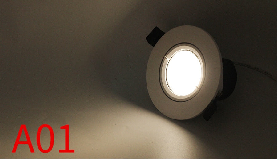 MR16 GU10 Surface Mounted Ceiling Spot Light Frame Frosted Plastic Recessed Downlight Wholesale Price Lighting Fixtures