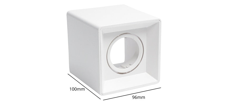 MR16 GU10 Surface Mounted Ceiling Spot Light Frame Frosted Plastic Recessed Downlight Wholesale Price Lighting Fixtures