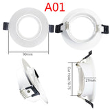 MR16 GU10 Surface Mounted Ceiling Spot Light Frame Frosted Plastic Recessed Downlight Wholesale Price Lighting Fixtures