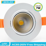 Dimmable LED COB chip downlight dimmer 3W 5W 7W 3pcs lot Recessed white led lamp epistar LED Ceiling light Spot Light Lamp bulb