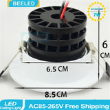 Dimmable LED COB chip downlight dimmer 3W 5W 7W 3pcs lot Recessed white led lamp epistar LED Ceiling light Spot Light Lamp bulb