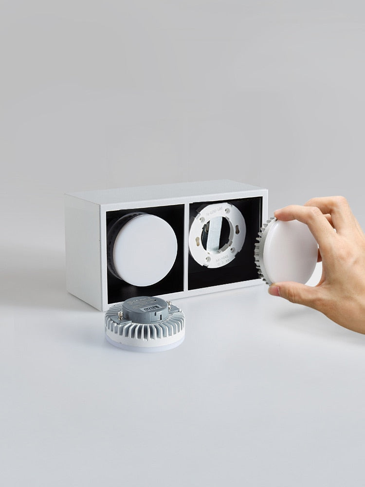 Surface mounted downlight living room no main light box ceiling light grille ceiling lamp aisle ceiling spotlight