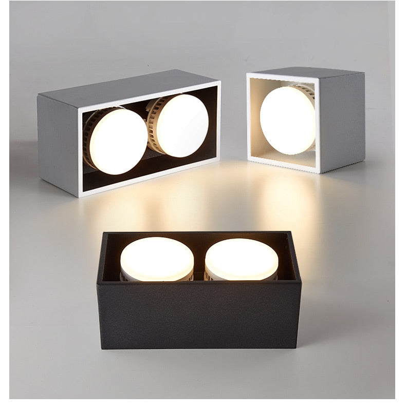 Surface mounted downlight living room no main light box ceiling light grille ceiling lamp aisle ceiling spotlight