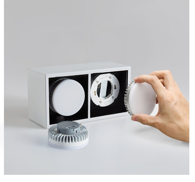 Surface mounted downlight living room no main light box ceiling light grille ceiling lamp aisle ceiling spotlight