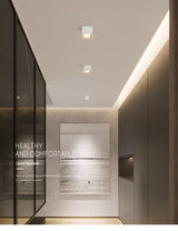 Surface mounted downlight living room no main light box ceiling light grille ceiling lamp aisle ceiling spotlight