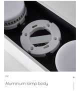 Surface mounted downlight living room no main light box ceiling light grille ceiling lamp aisle ceiling spotlight