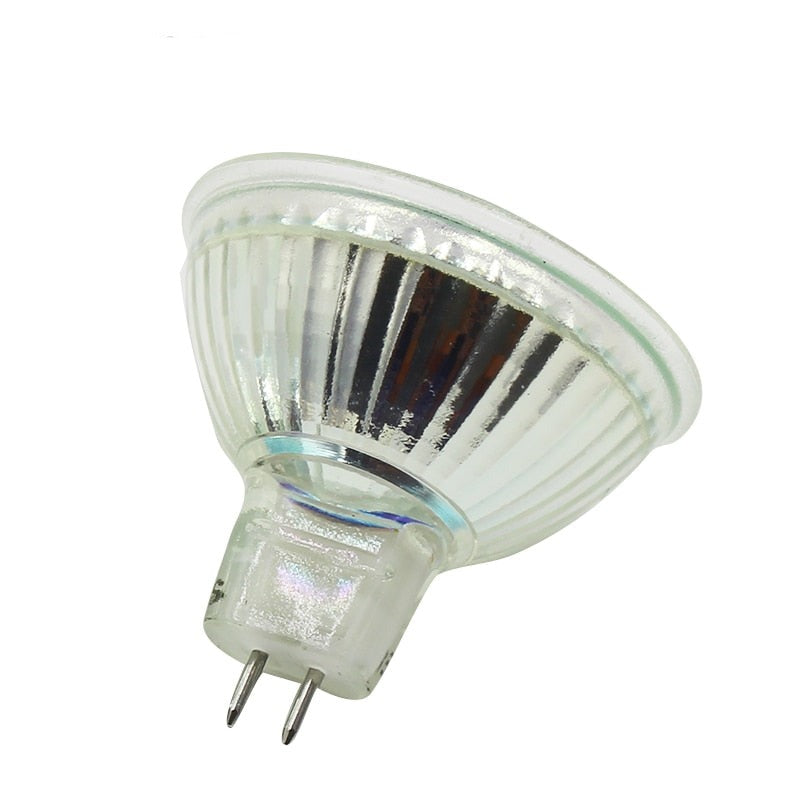 Glass LED Spotlight Bulb MR16 GU5.3 220-240V 3.5W 60LED 50CM Diameter Cup Shape For Downlight Wall Lamp Indoor Using