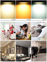 Warm/Cold White two color in one PCB 48mm 5730 SMD Light Board 5Wx2 Led Lamp Panel For Ceiling PCB With LED diy for downlight