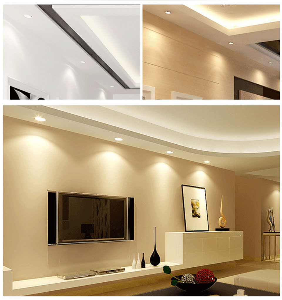 Warm/Cold White two color in one PCB 48mm 5730 SMD Light Board 5Wx2 Led Lamp Panel For Ceiling PCB With LED diy for downlight