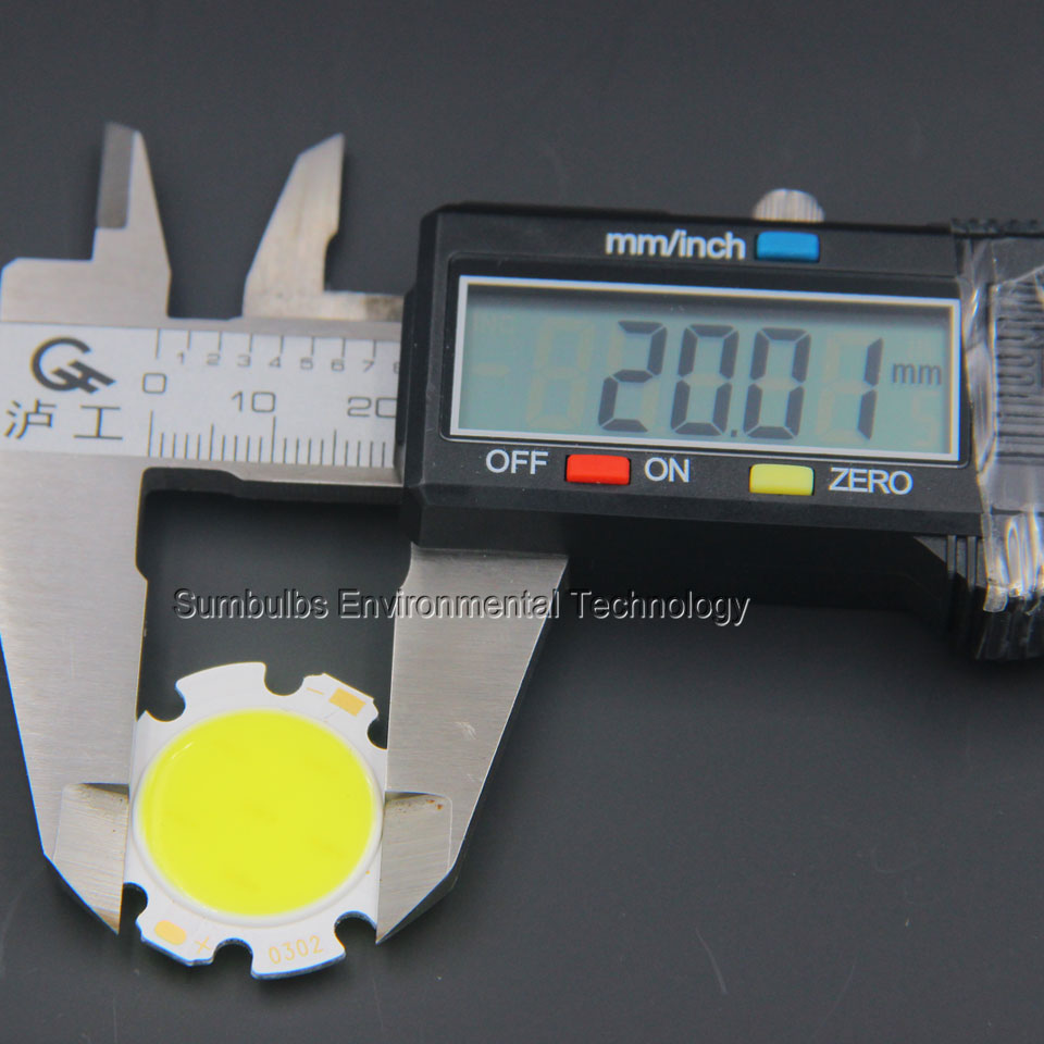 LED round Chip Light Source For Spotlight Downlight Warm Natural Cold White 10pcs/lot 28mm 3W 5W 7W 10W 12W COB LED Lamp