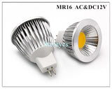 Dimmable 5W 3W 10 pcs MR16 AC DC12V LED COB Spot light downlight Droplight Lighting led lamp bulb LED spotlight lamp led Light