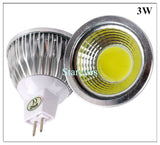 Dimmable 5W 3W 10 pcs MR16 AC DC12V LED COB Spot light downlight Droplight Lighting led lamp bulb LED spotlight lamp led Light