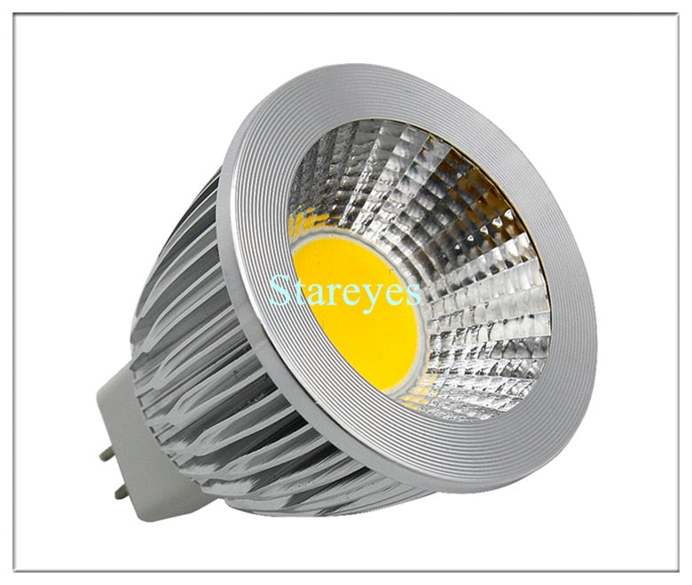 Dimmable 5W 3W 10 pcs MR16 AC DC12V LED COB Spot light downlight Droplight Lighting led lamp bulb LED spotlight lamp led Light