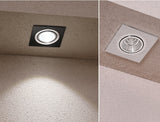 Black Silver Square Dimmable LED COB Downlight 7W 9W 12W 14W 28W 24W LED Recessed Ceiling Downlight LED COB Spot Light AC90-265V