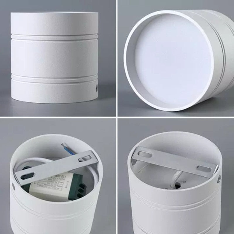 New style Dimmable LED Downlight 7W 10W 12W 15W 18W 20W LED Ceiling Spot Light AC110-220V No opening Ceiling lamp Cylinder