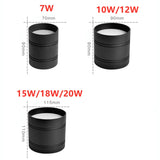 New style Dimmable LED Downlight 7W 10W 12W 15W 18W 20W LED Ceiling Spot Light AC110-220V No opening Ceiling lamp Cylinder