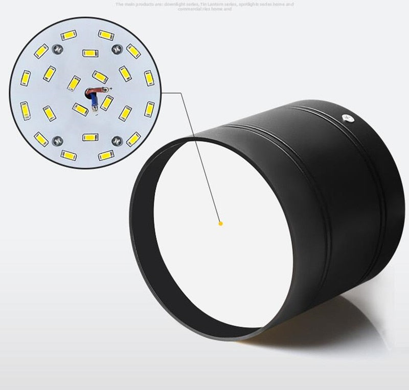 New style Dimmable LED Downlight 7W 10W 12W 15W 18W 20W LED Ceiling Spot Light AC110-220V No opening Ceiling lamp Cylinder