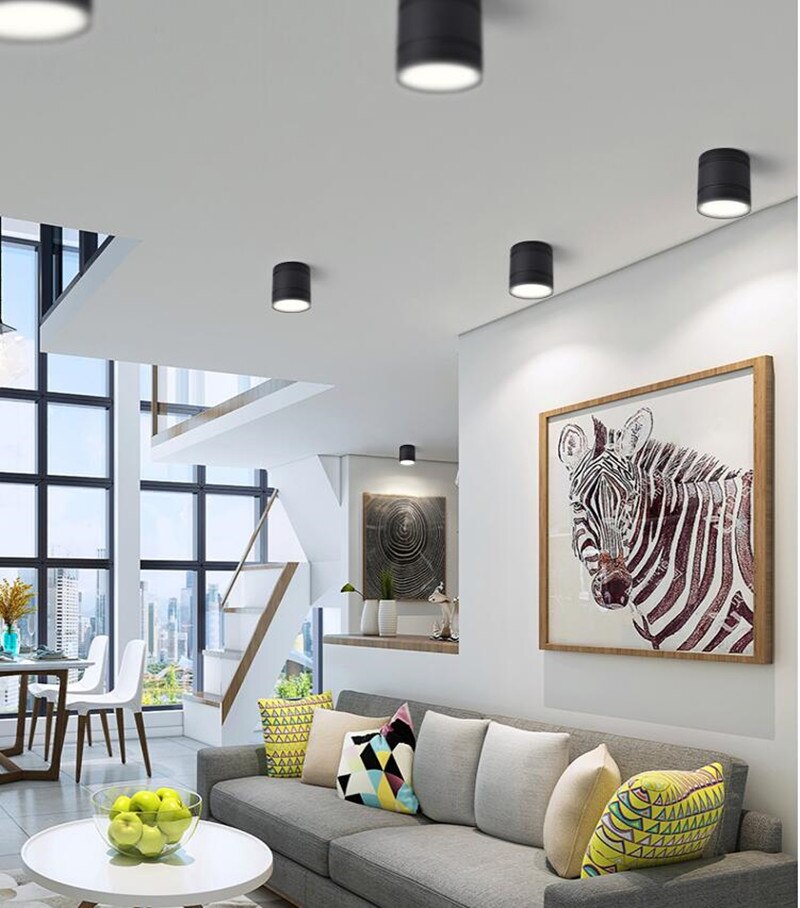 New style Dimmable LED Downlight 7W 10W 12W 15W 18W 20W LED Ceiling Spot Light AC110-220V No opening Ceiling lamp Cylinder