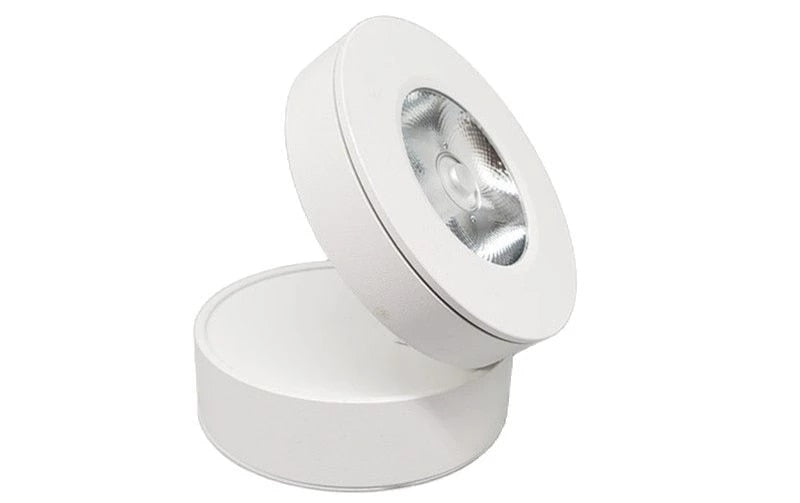 Folding Round shape COB LED Ceiling Lights 7W 9W 12W Surface Mounted Led Downlights Spot Light 360° Rotation AC220V