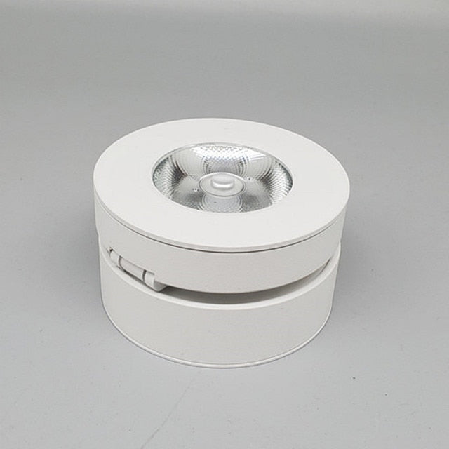 Folding Round shape COB LED Ceiling Lights 7W 9W 12W Surface Mounted Led Downlights Spot Light 360° Rotation AC220V