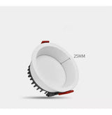 Dimmable AC85~265V Recessed Anti Glare LED Downlights 5W/7W/9W/12W LED Ceiling Spot Lights Background Lamps Indoor Lighting