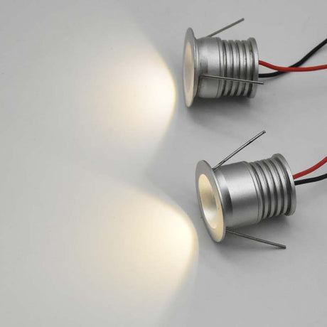 1W IP65 Mini LED Spotlight Dimmable 15mm 2mm Recessed Downlight Indoor 12V Spot Light Ceiling Lamp Showcase Display Lighting
