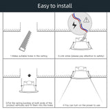 Benexmart 10W 15W LED Downlight for Ceiling RGBCW Tuya Zigbee Smart Dimmer Lamp Zemismart Zigbee Hub Control Alexa Google Home