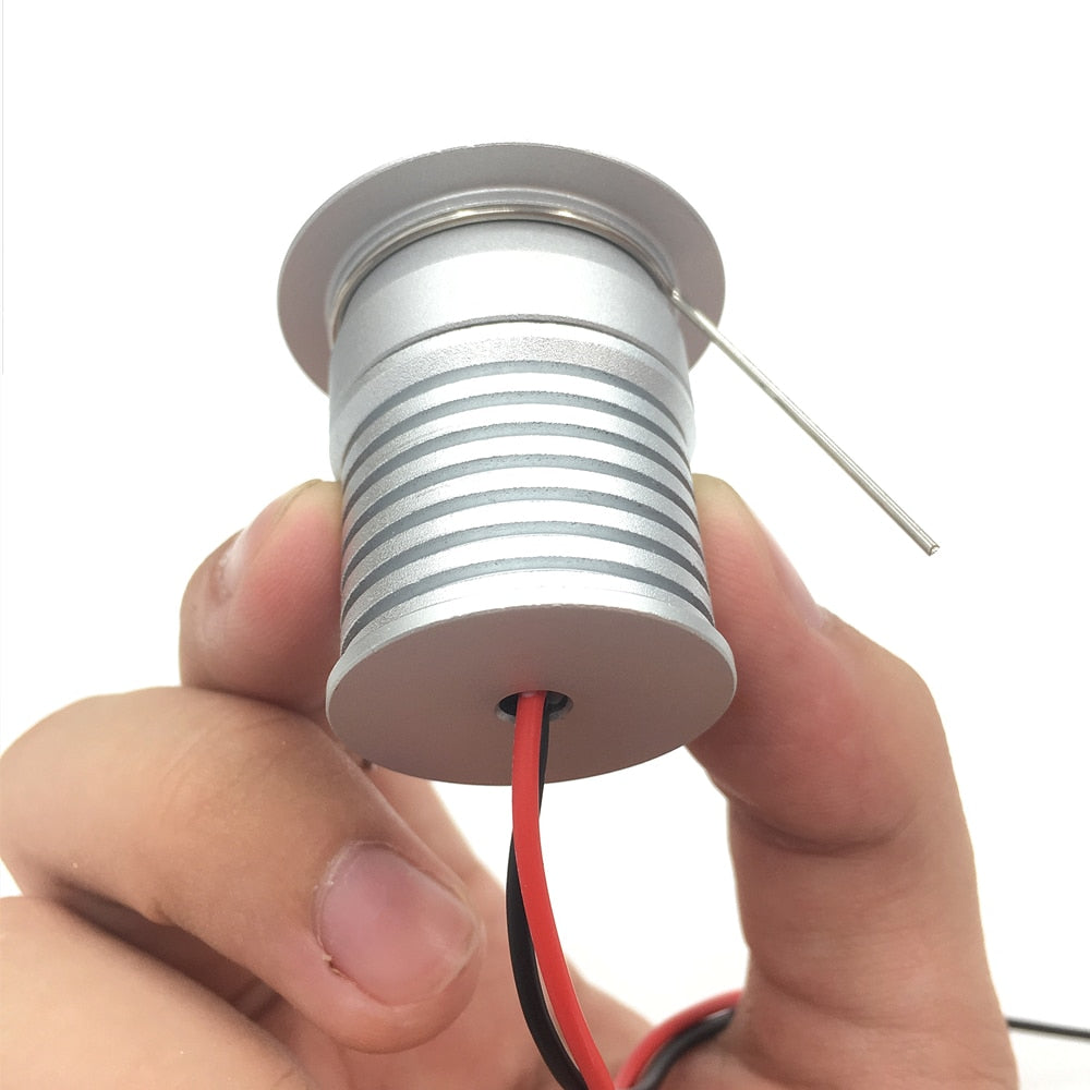 Dimmable 3W Led Spotlight 30MM Ceiling Spot Bulb Lamps DC12V 24V Downlights for Living Room Cabinet Bedroom Home Corridor Light
