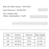 Led Magnetic spotlight floodlight Living Room Recessed downlight Ceiling Narrow edge Spotlight bedroom led ceiling light fixture