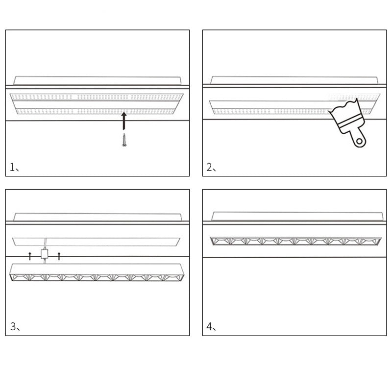 Led Magnetic spotlight floodlight Living Room Recessed downlight Ceiling Narrow edge Spotlight bedroom led ceiling light fixture