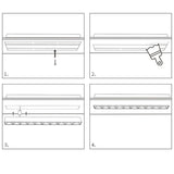 Led Magnetic spotlight floodlight Living Room Recessed downlight Ceiling Narrow edge Spotlight bedroom led ceiling light fixture