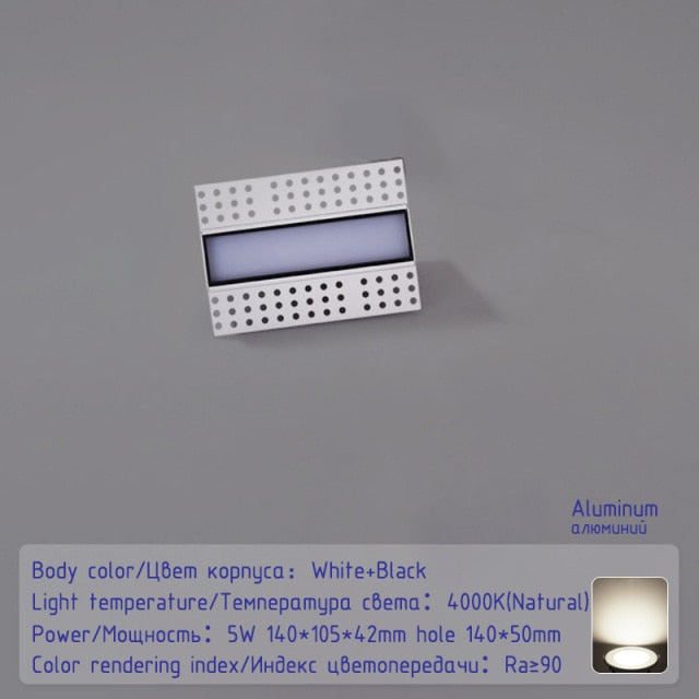 Led Magnetic spotlight floodlight Living Room Recessed downlight Ceiling Narrow edge Spotlight bedroom led ceiling light fixture