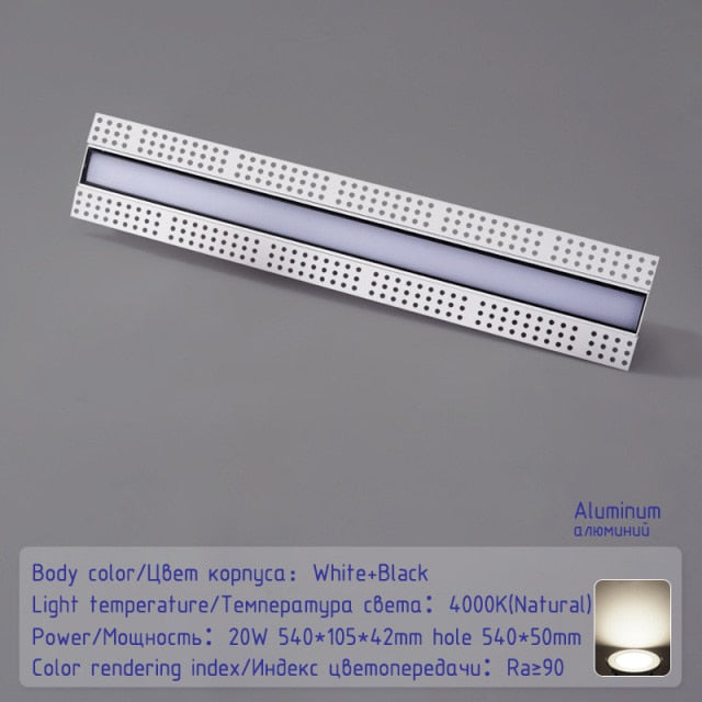 Led Magnetic spotlight floodlight Living Room Recessed downlight Ceiling Narrow edge Spotlight bedroom led ceiling light fixture