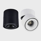 Folding Dimmable Cylindrical COB LED Downlights 9W 12W 15W LED Ceiling Spot lights AC85~265V LED Ceiling Lamps Indoor Lighting