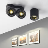 Folding Dimmable Cylindrical COB LED Downlights 9W 12W 15W LED Ceiling Spot lights AC85~265V LED Ceiling Lamps Indoor Lighting